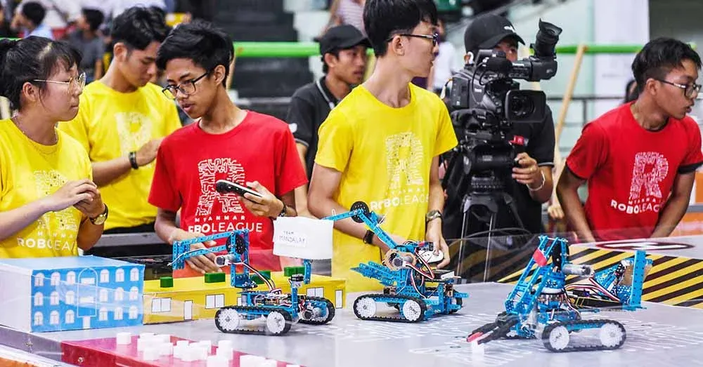 The third robot competition will be held in Myanmar