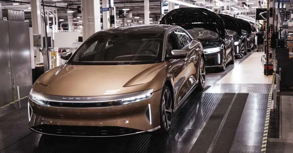 The electric Lucid Air wheels are beautiful