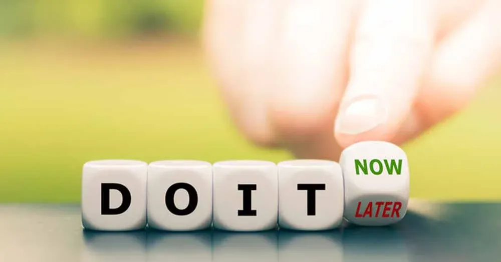 If you are going to do it do it now